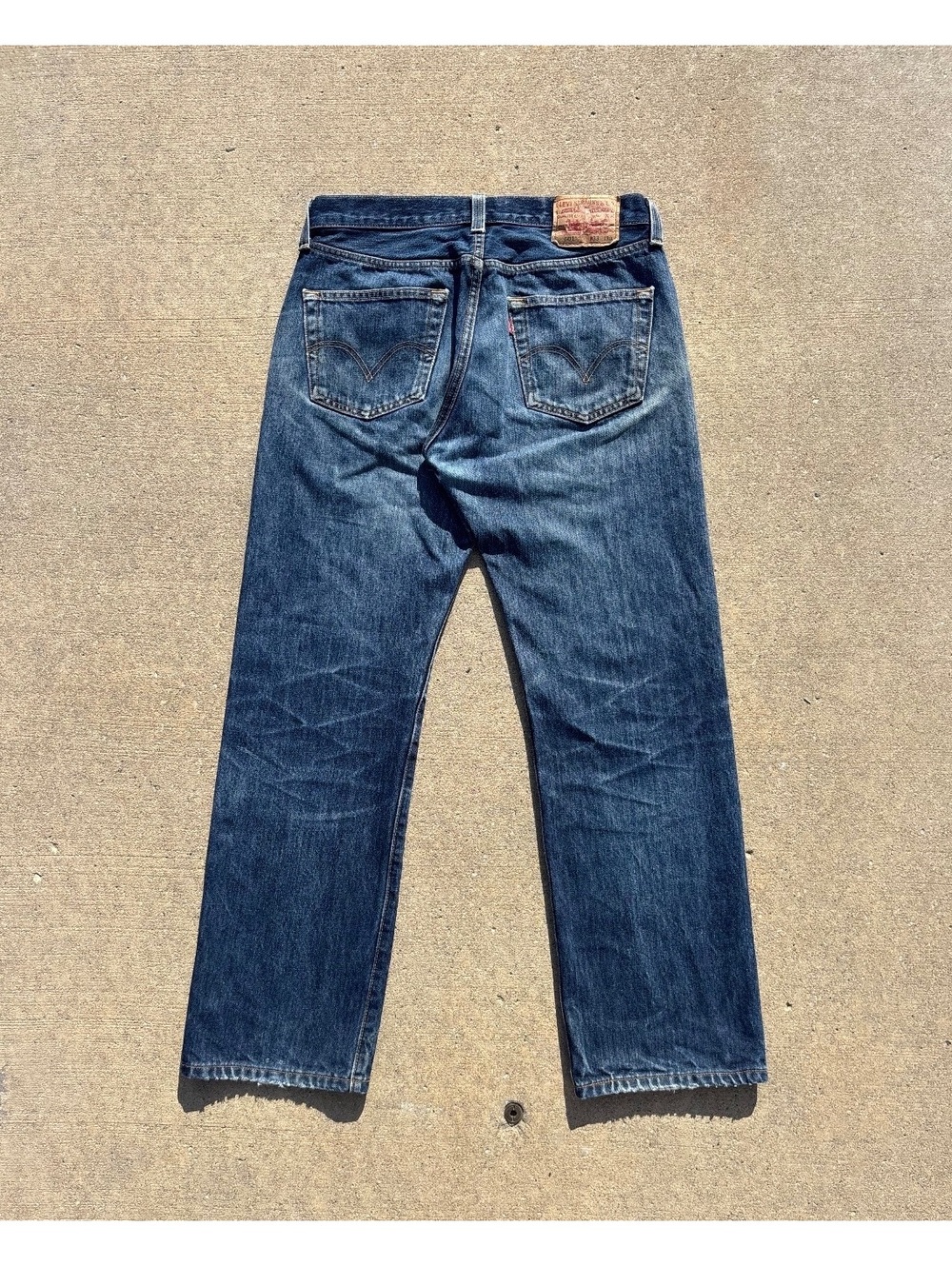 Vintage Levi’s 501 2000 Faded Straight Leg Jeans W33 L30